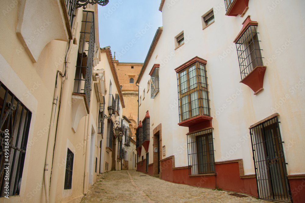 Architecture of the Old Town of Ronda in Andalusia, Spain Architecture of the Old Town of Ronda in Andalusia, Spain