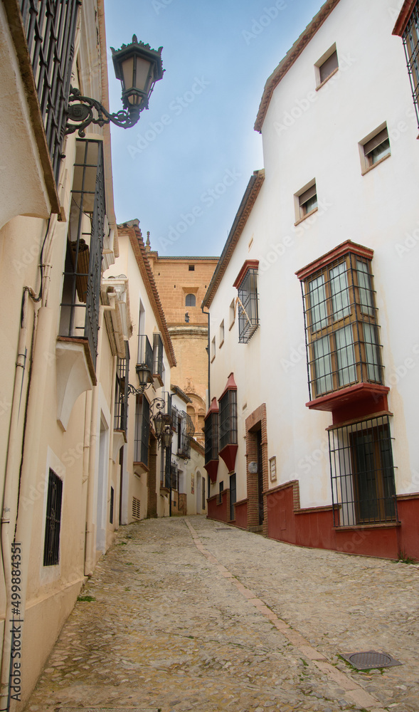 Fototapeta premium Architecture of the Old Town of Ronda in Andalusia, Spain