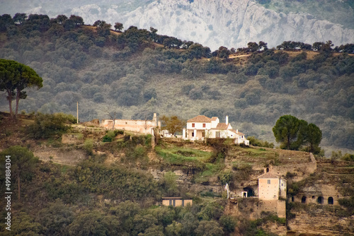 The fabulous valleys of the Old Town of Ronda in Andalusia, Spain