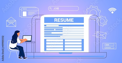 Unemployment concept Dismisses employee Jobless troubles Work crisis Job reduction Vector character illustration Professional burnout Lost job position Unemployed, waiting for work opportunities