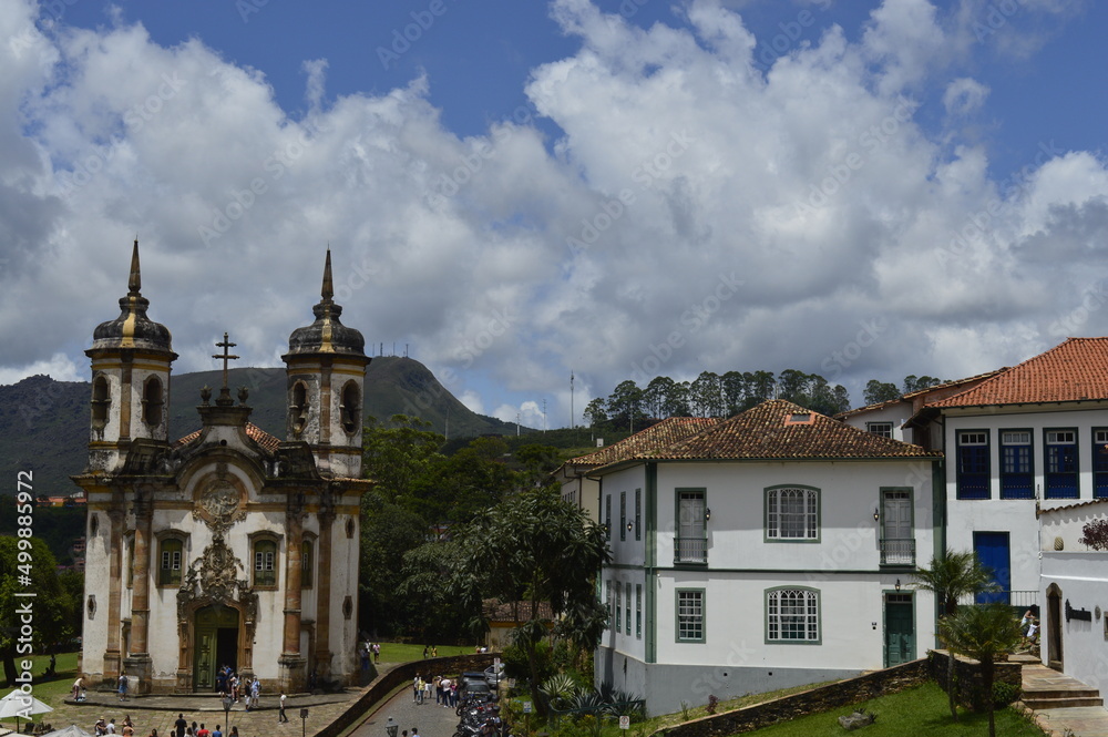 Cidade de Ouro Preto e a história nas construções
