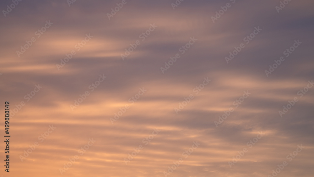 Sky with pastel colors