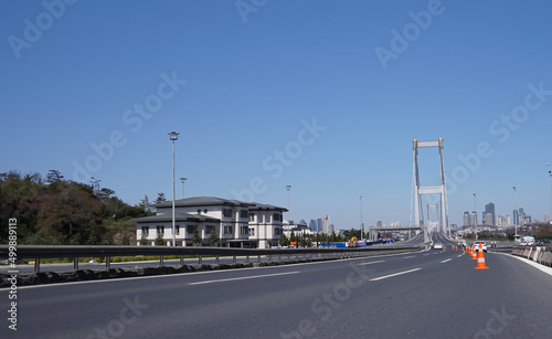 Photography Bosphorus Bridge Istanbul, No Traffic
