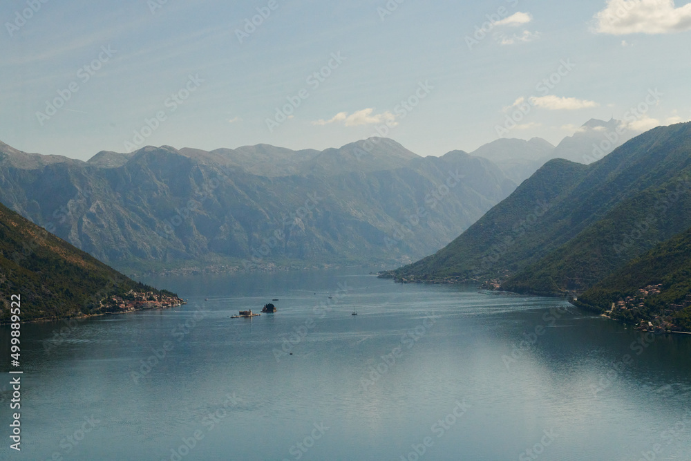 Kotor Bay is the largest bay on the Adriatic Sea