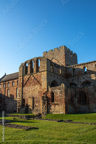Lanercost Priory was founded by Robert de Vaux between 1165 and 1174, to house Augustinian canons. Lanercost, Brampton, UK.