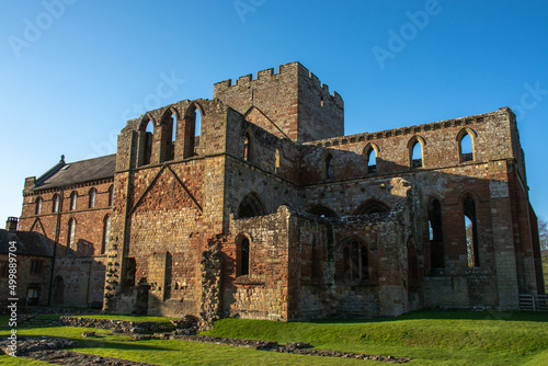 Lanercost Priory was founded by Robert de Vaux between 1165 and 1174, to house Augustinian canons. Lanercost, Brampton, UK.