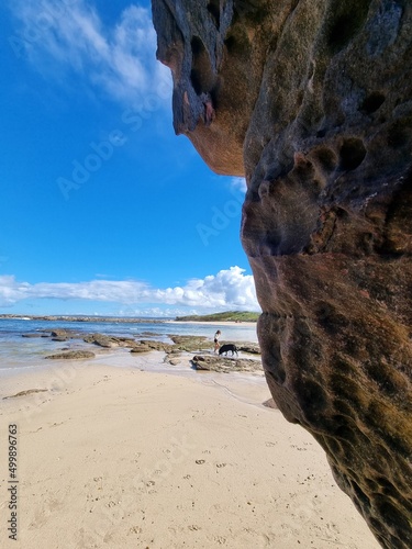 Cronulla beach in Sydney on a sunny day