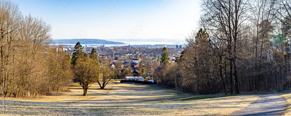View of Oslo from Sogn, Oslo, Norway Stock Photo | Adobe Stock