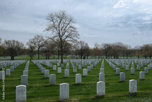 Arlington National Cemetery w Pentagon photo