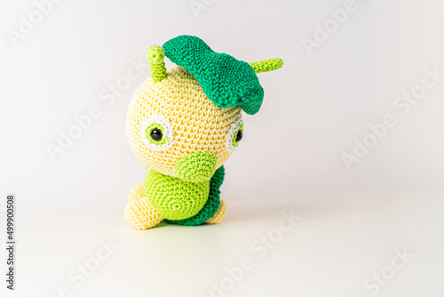 Amigurumi Caterpillar out of Wool Handmade