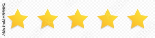 Carta da parati Five stars rating icon