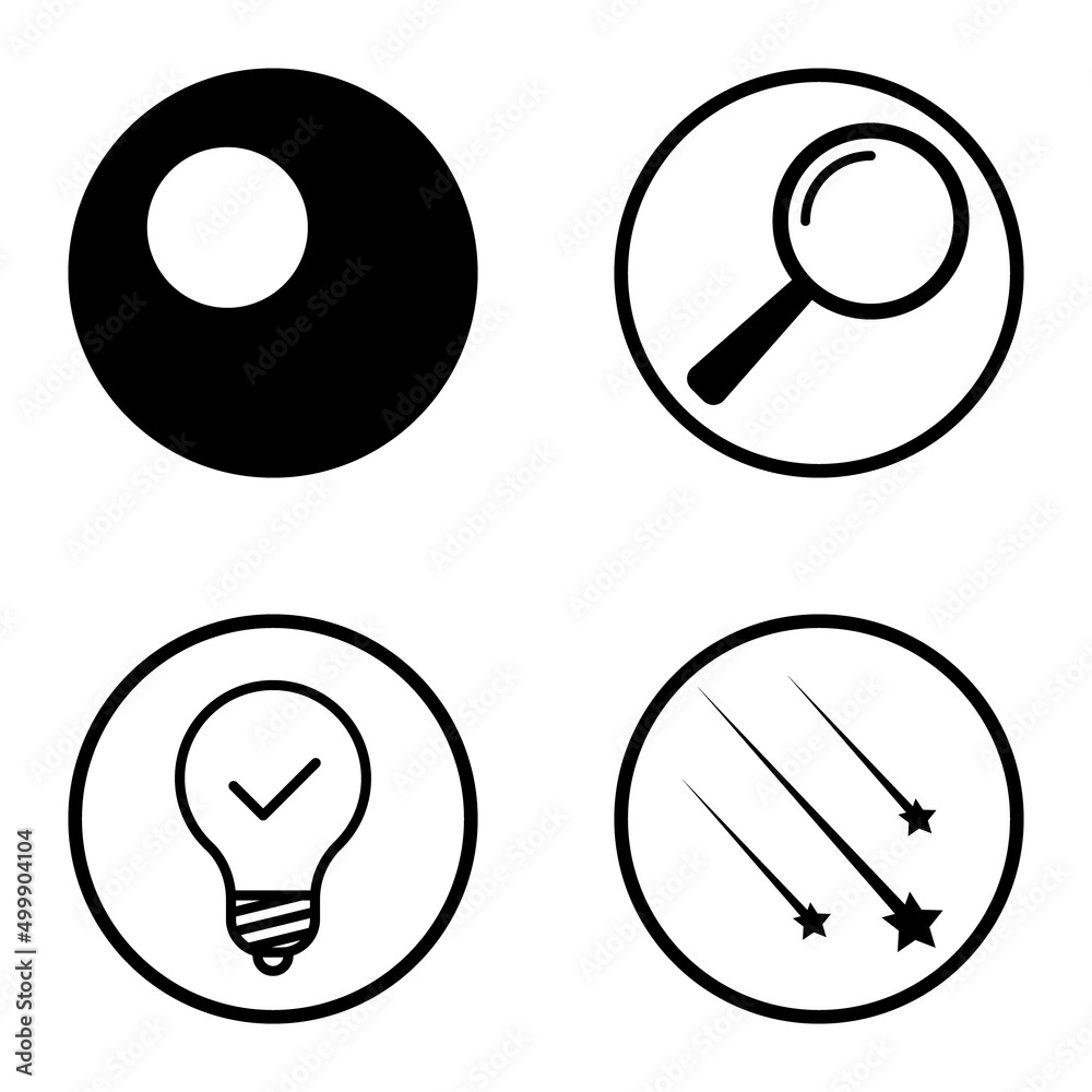 Circles1-2 Flat Icon Set Isolated On White Background Circles1-2 Flat Icon Set Isolated On White Background
