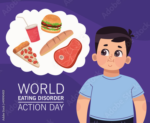 disorders action day postcard
