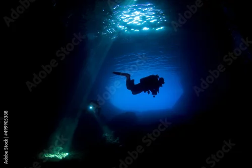 Obraz Blue Cave Modra Spilija