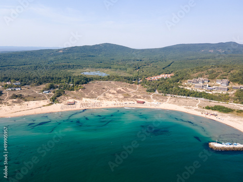 Aerial view of Arkutino beach, Bulgaria © Stoyan Haytov