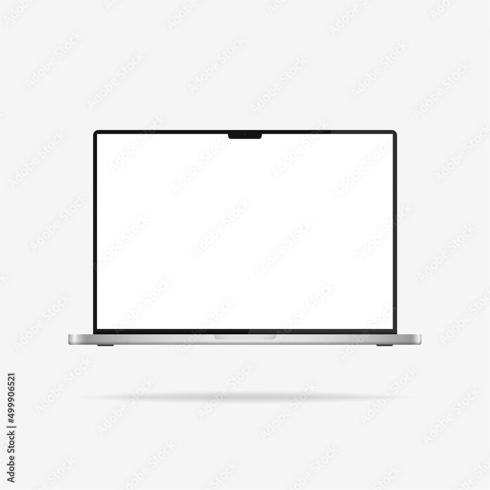 New Apple macbook pro Editorial illustration. Apple Macbook mockup