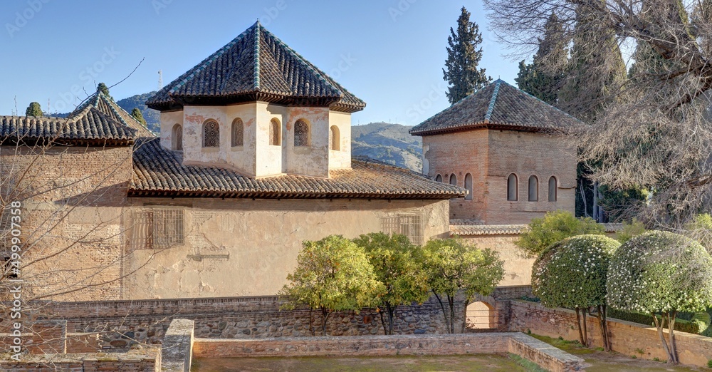Palais de l'Alhambra à Grenade en Andalousie dans le sud de l'Espagne