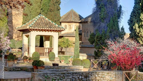 Fototapeta Naklejka Na Ścianę i Meble -  Palais de l'Alhambra à Grenade en Andalousie dans le sud de l'Espagne