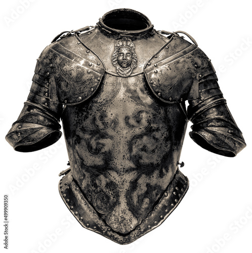 Isolated Torso Section Of A Suit Of Armour photo