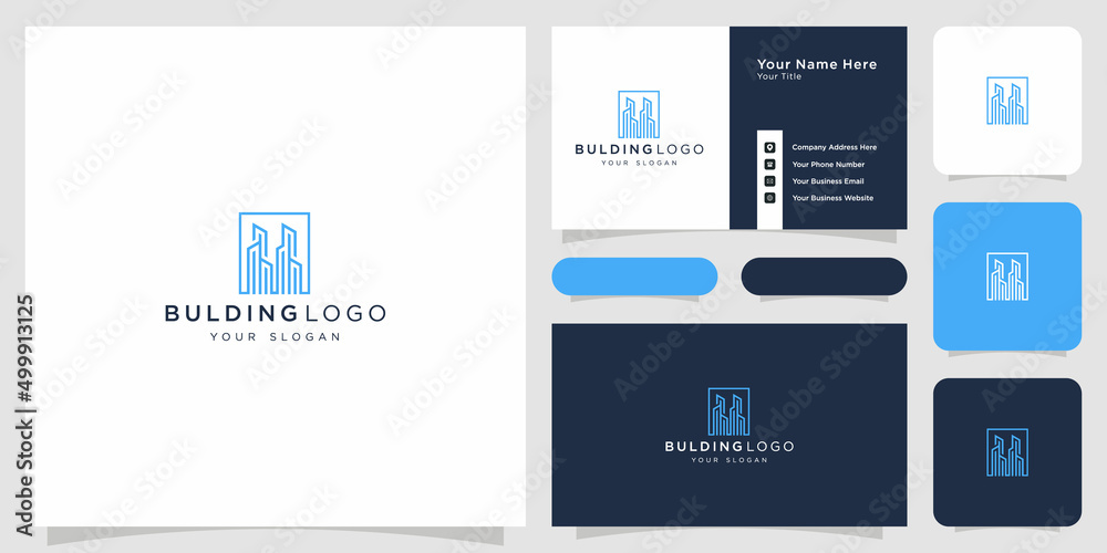 building logo business card template