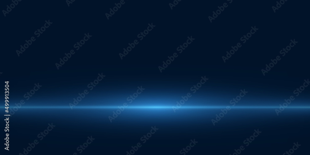 Horizontal lens flares pack. Laser beams, horizontal light rays.Beautiful light flares. Glowing streaks on dark background. Luminous abstract sparkling lined background.