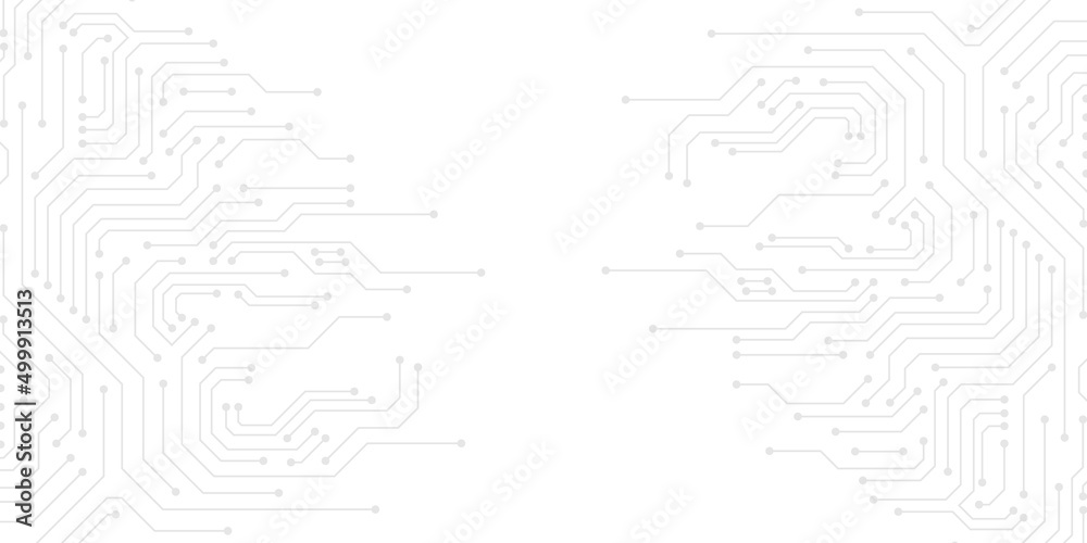 Fototapeta premium Abstract circuit board futuristic technology processing background