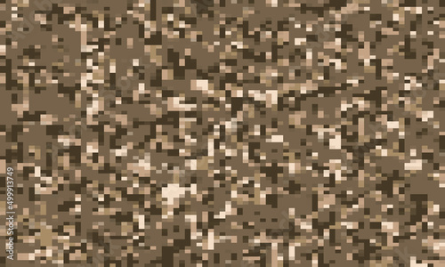 Fototapeta Naklejka Na Ścianę i Meble -  Digital camouflage pattern. Abstract modern military textile print background. Vector illustration