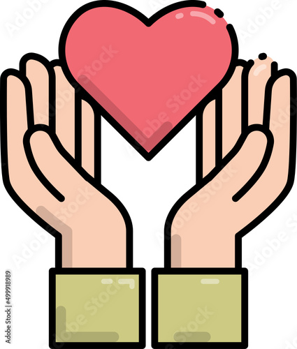 Humanitarian aid icon