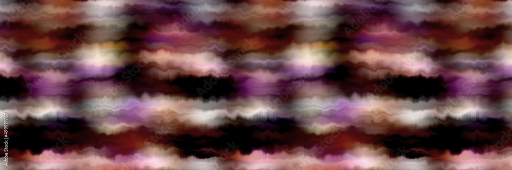Funky summer ombre tie dye batik stripe border pattern. Seamless stain space dyed striped effect fashion trim edging. Washed out boho beach wear ribbon endless tape. Funky summer ombre tie dye batik stripe border pattern. Seamless stain space dyed striped effect fashion trim edging. Washed out boho beach wear ribbon endless tape.