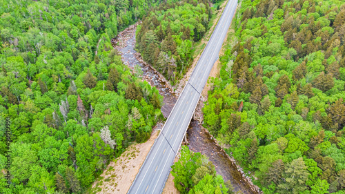 Road towards Mount Washington, New Hampshire