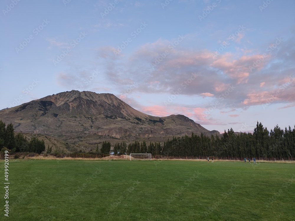 Fototapeta premium clouds over the mountains
