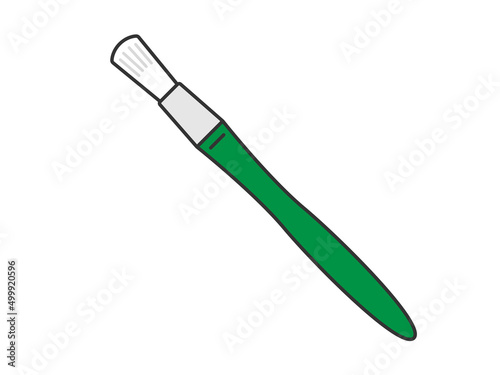 絵の具の筆のイラスト