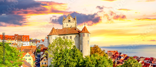 Blick über Meersburg, Boden...