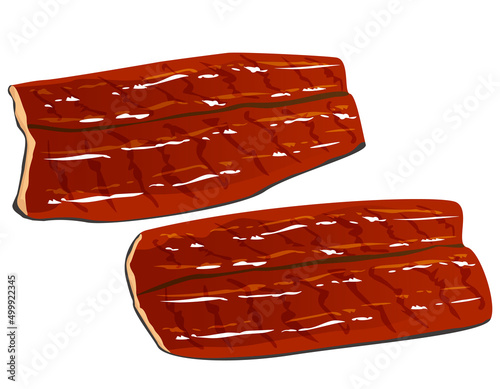 うなぎのかば焼き　ベクターイラスト