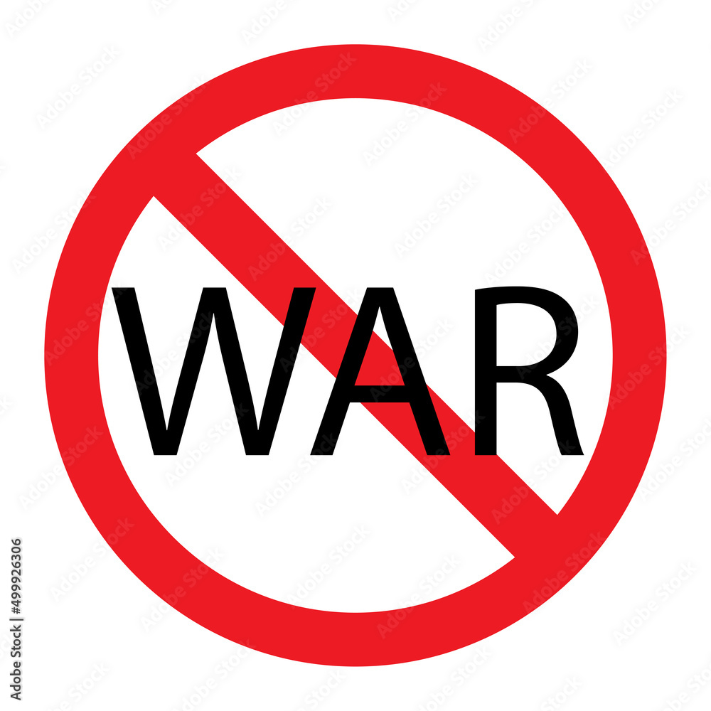 Stop war. War sign crossed. Sign forbidden. Peace symbol, no war concept. Vector illustration. stock image. Stop war. War sign crossed. Sign forbidden. Peace symbol, no war concept. Vector illustration. stock image.