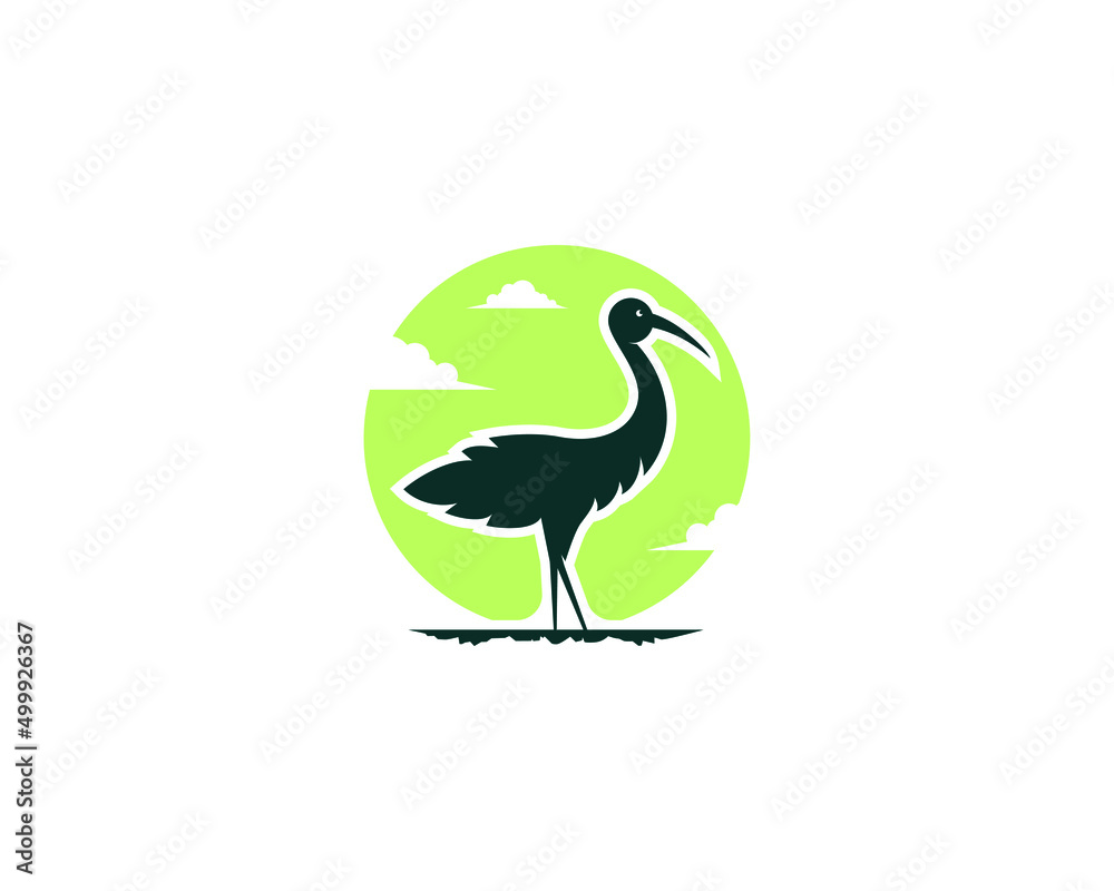 Fototapeta premium Logo inspiration with bird design
