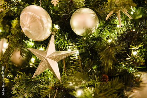 christmas tree ornaments photo