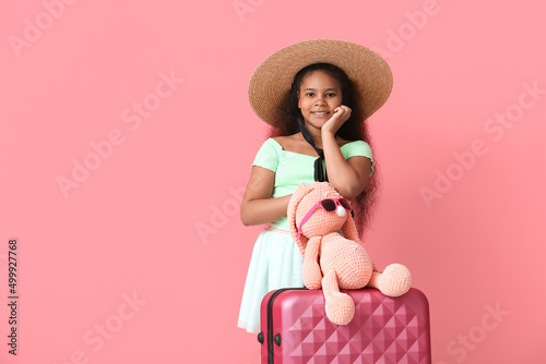 Cute little African-America...