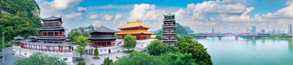 Confucian temple in Liuzhou, Guangxi, China Confucian temple in Liuzhou, Guangxi, China