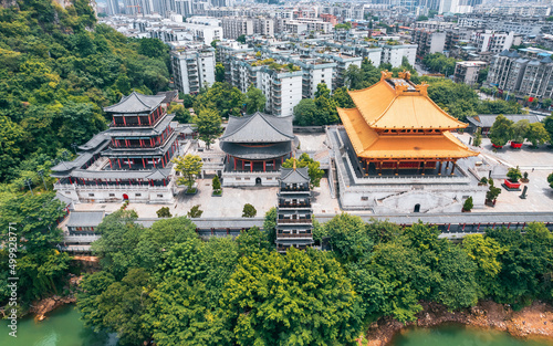 Confucian temple in Liuzhou  Guangxi  China
