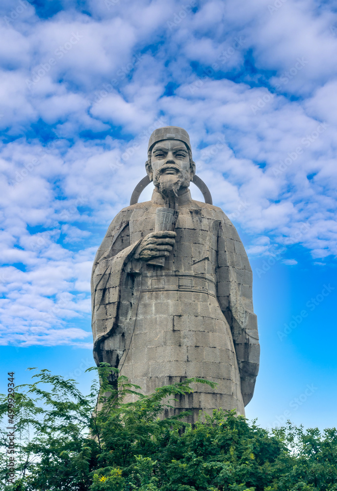 Liu Zongyuan statue in Liuzhou statue park, Guangxi, China