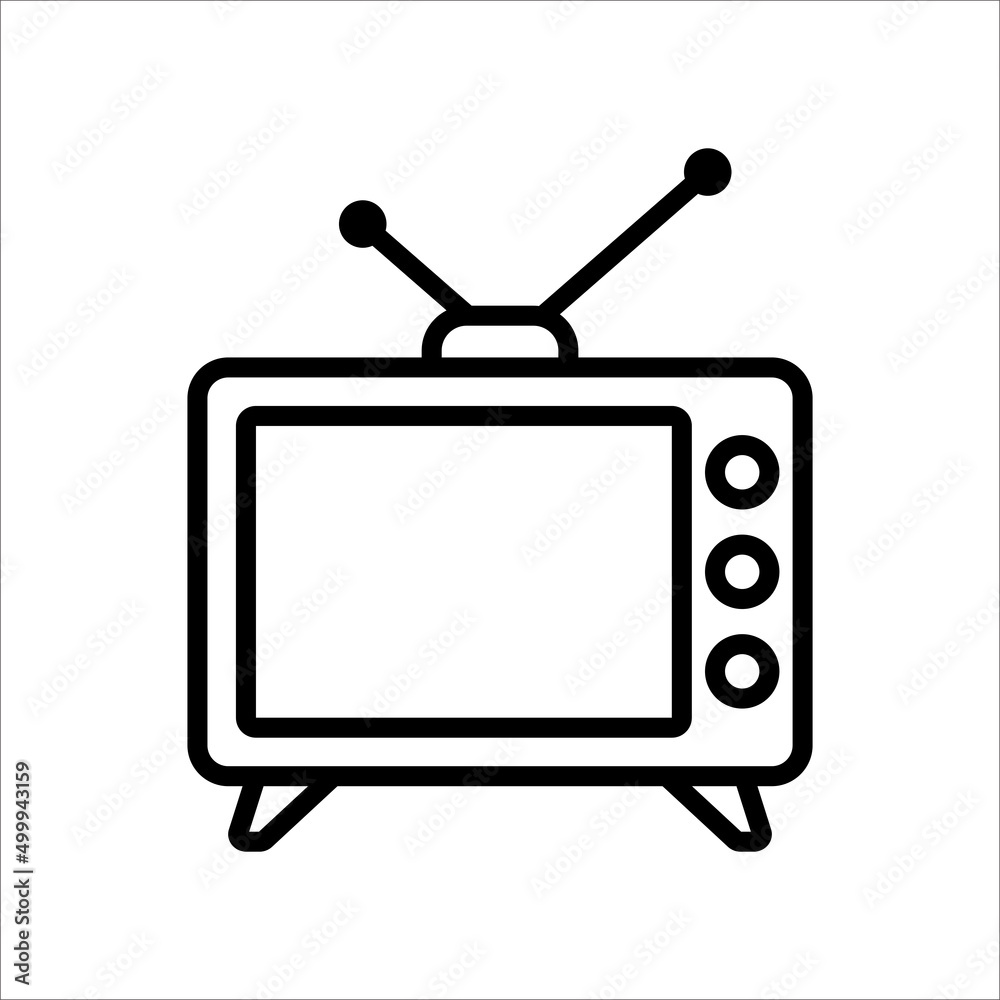 television icon vector design template simple and clean television icon vector design template simple and clean
