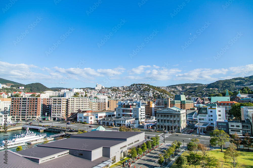The seaside scene of Nagasaki Prefecture, Japan