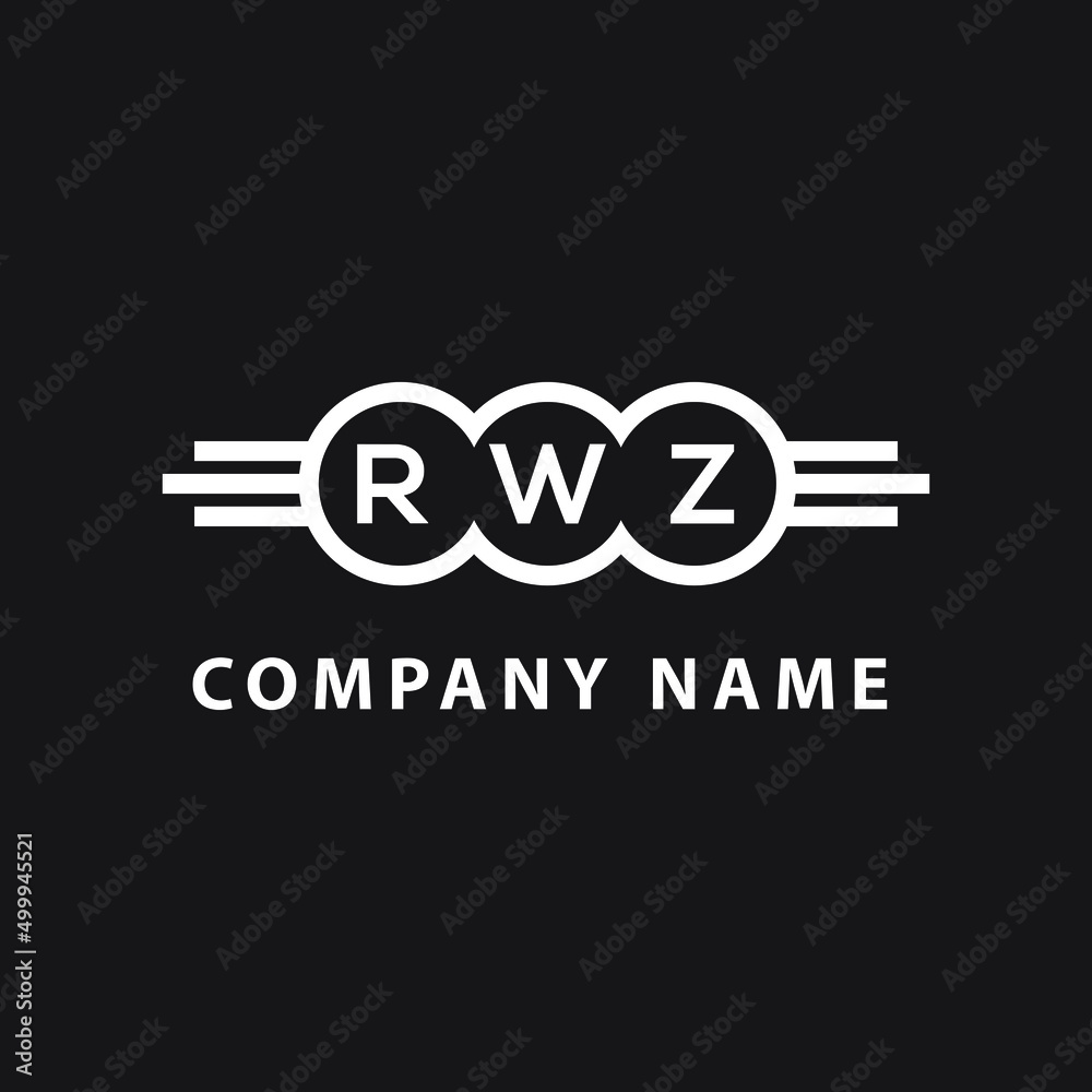 RWZ letter logo design on black background. RWZ creative initials letter logo concept. RWZ letter design.
RWZ letter logo design on black background. RWZ creative initials letter logo concept. RWZ letter design.