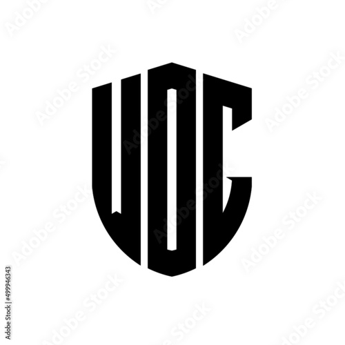 WDG letter logo design. WDG modern letter logo with black background. WDG creative  letter logo. simple and modern letter logo. vector logo modern alphabet font overlap style. Initial letters WDG  photo