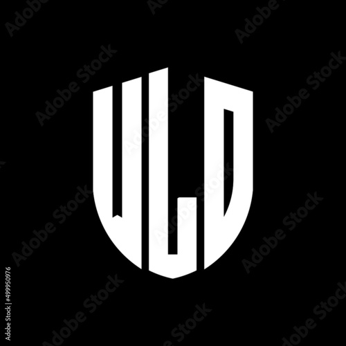 WLO letter logo design. WLO modern letter logo with black background. WLO creative letter logo. simple and modern letter logo. vector logo modern alphabet font overlap style. Initial letters WLO 