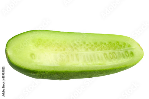 cucumber vegetable closeup on white