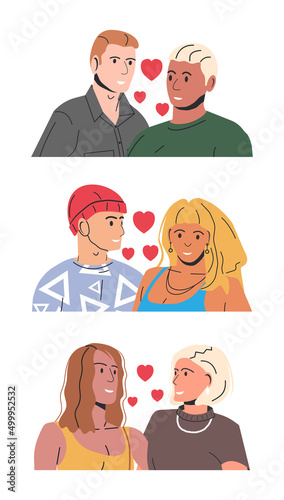 Collection of Different Types of Couples.