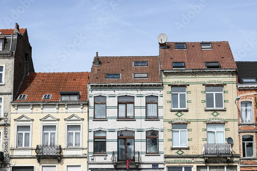 Belgique Bruxelles immobilier logement maison construction habitation toit fenetre photo