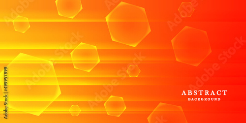 Abstract orange geometry background